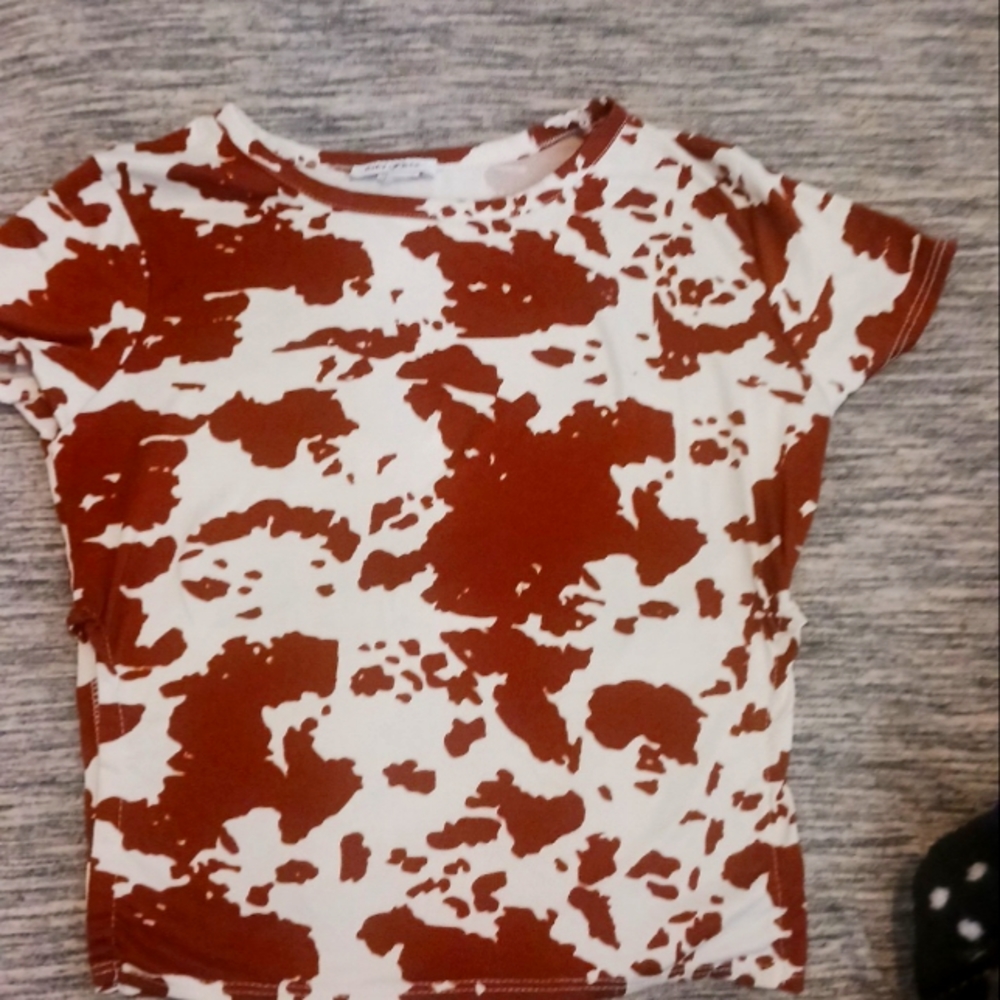Cow print shirt